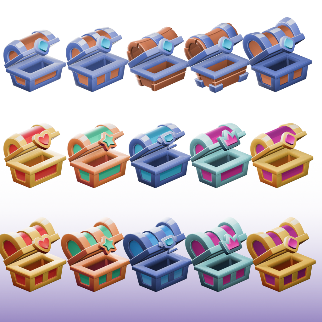 Chests 3D Pack