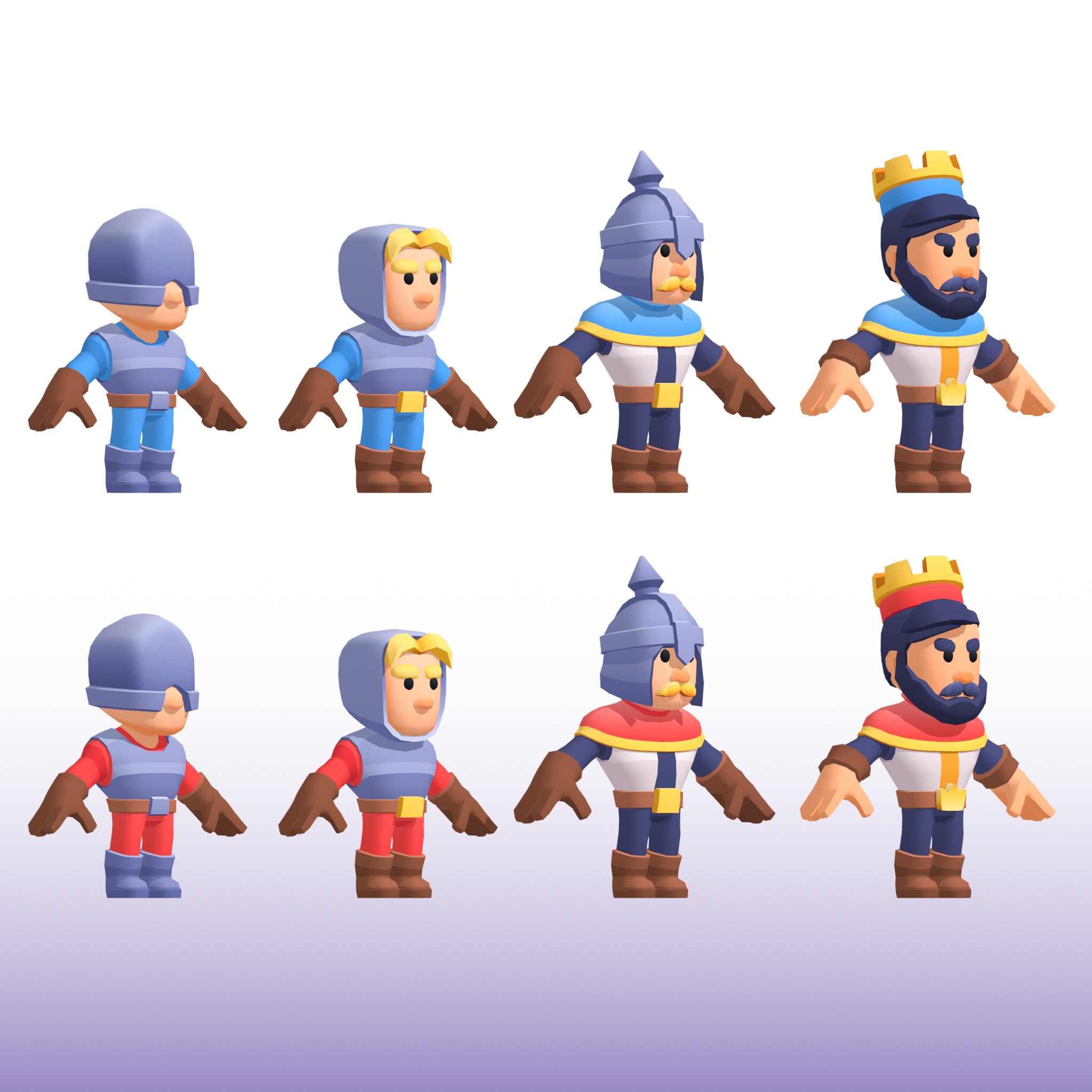 Knights Pack 3D