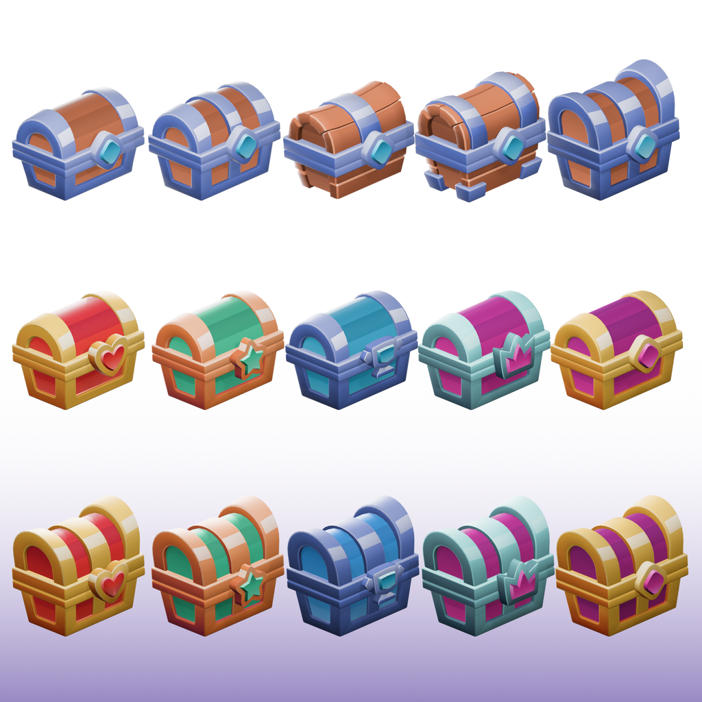 Chests 3D Pack