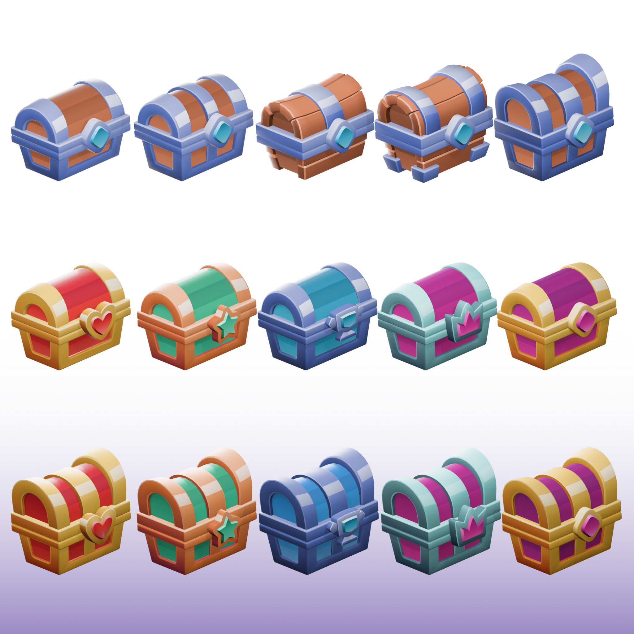Chests 3D Pack